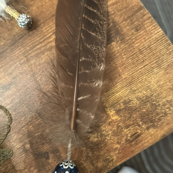 Beautiful hat feathers, decorative feathers, gifts, feathers, rhinestones - Picture 6 of 16